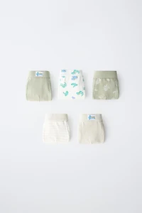 2-6 YEARS / FIVE-PACK OF DINOSAUR BOXERS