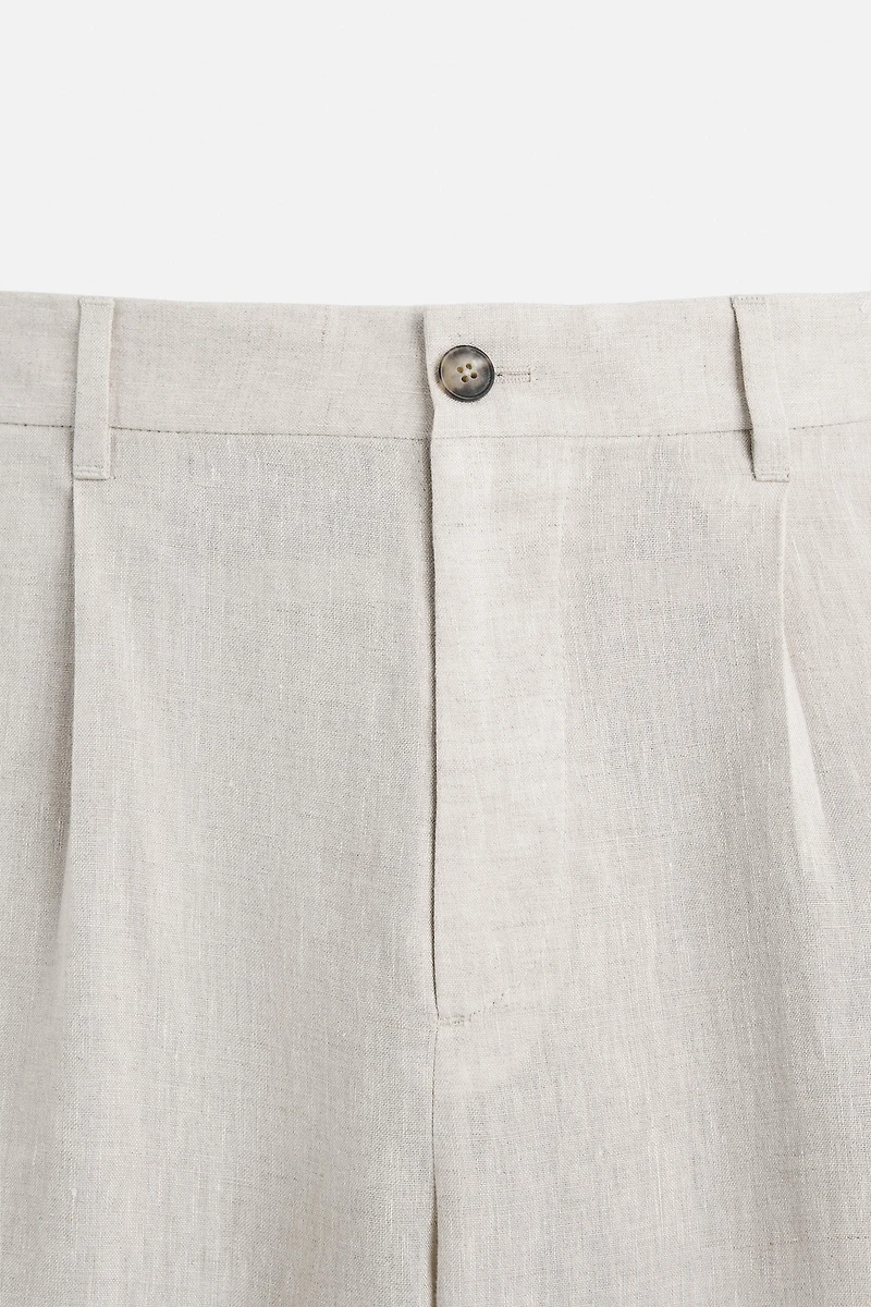 100% LINEN SUIT PANTS