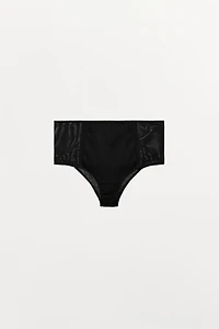HIGH-WAISTED COMBINED POINTELLE BOTTOMS
