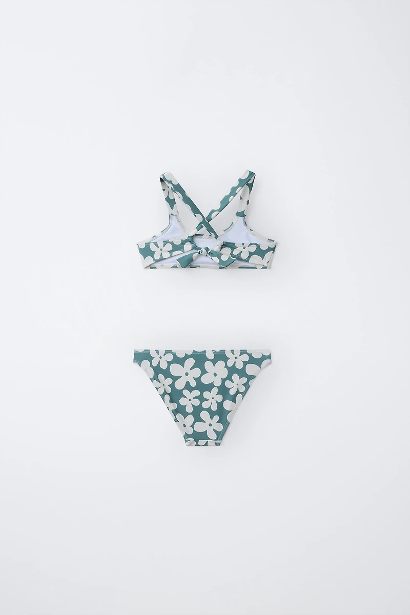 6-14 YEARS/ FLORAL PRINT BIKINI