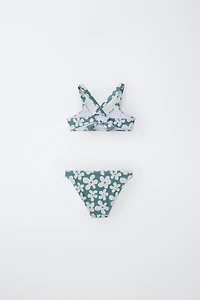 6-14 YEARS/ FLORAL PRINT BIKINI