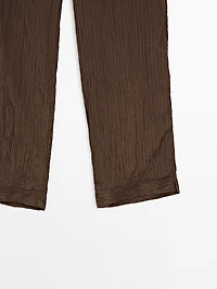 Pinstripe trousers