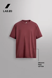 COTTON BLEND TECHNICAL T-SHIRT