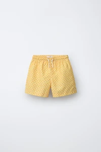 6-14 YEARS/ GEOMETRIC PRINT SWIM SHORTS