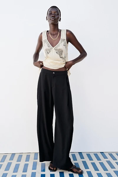 FLOWY BARREL PANTS
