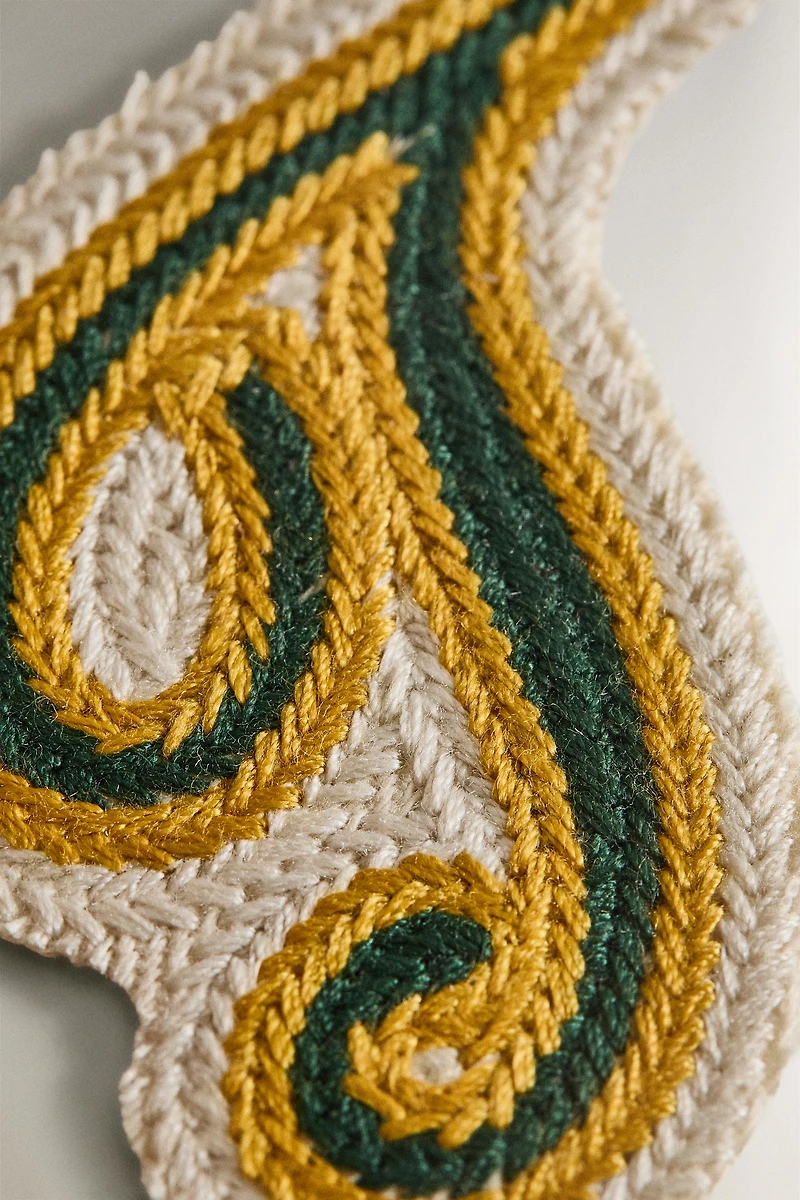 COTTON LETTER T PATCH