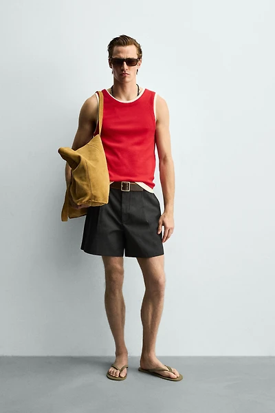 DOUBLE RIBBED TANK TOP