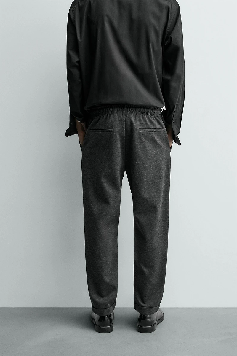 COMFORT NON-IRON JOGGER-WAIST PANTS