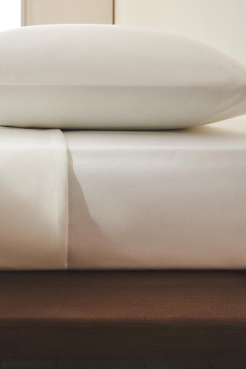 DRAP-HOUSSE PERCALE DE COTON | 30 CM HAUT (200 FILS)