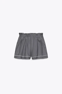 PIPING DETAIL VOLUME SHORTS