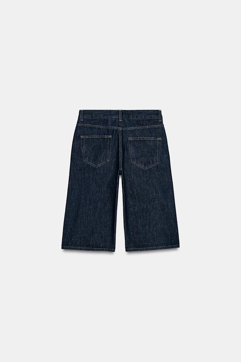 BERMUDA EN JEAN TAILLE MOYENNE ZW COLLECTION