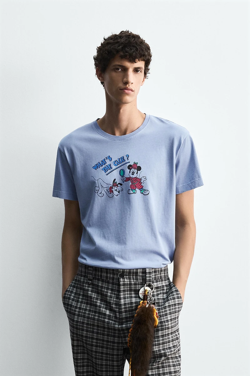 MICKEY + PLUTO T-SHIRT HARRY LAMBERT FOR ZARA X DISNEY
