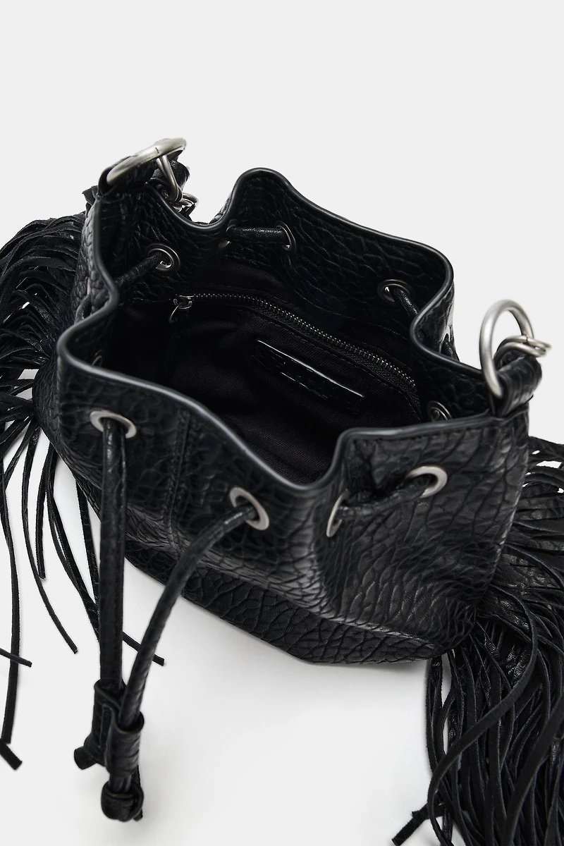 SAC PORTÉ ÉPAULE À FRANGES