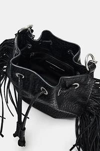 SAC PORTÉ ÉPAULE À FRANGES