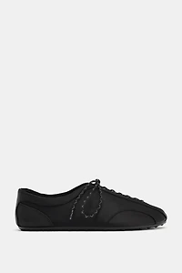 LACED SPORTY BALLET FLATS