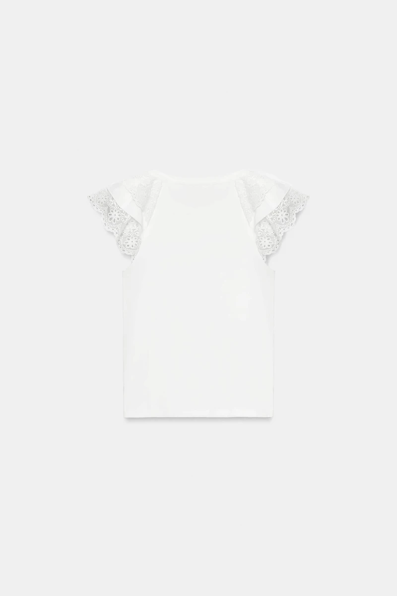 SHORT SLEEVE EMBROIDERED T-SHIRT