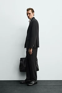 WOOL BLEND SUIT PANTS