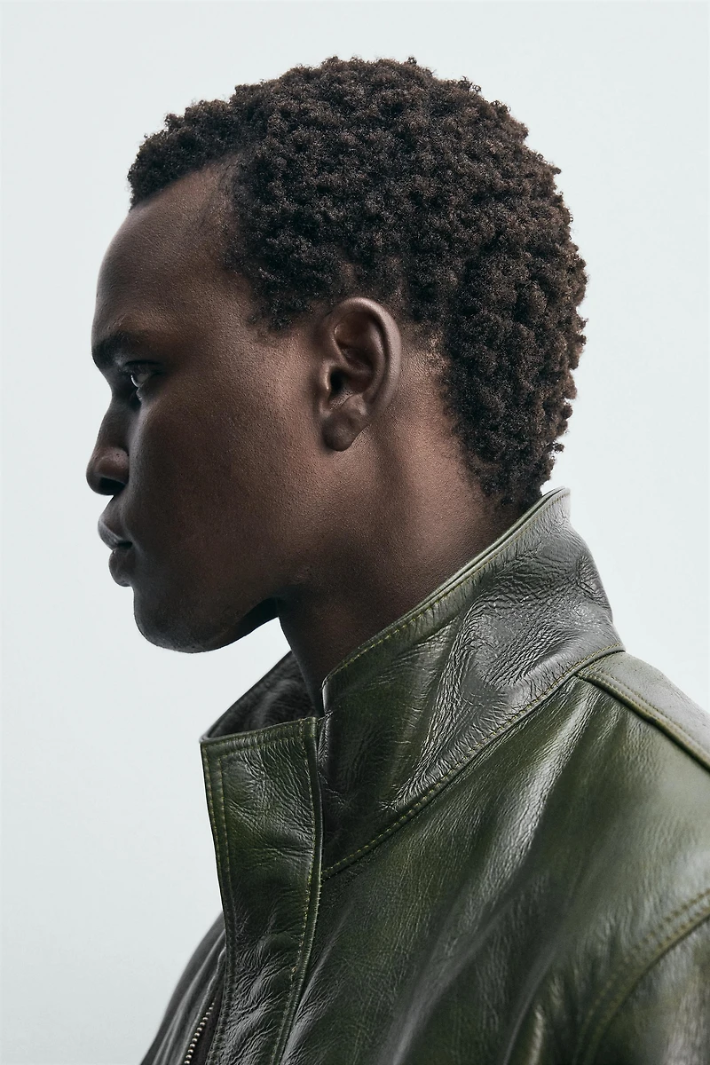 LEATHER POCKET JACKET