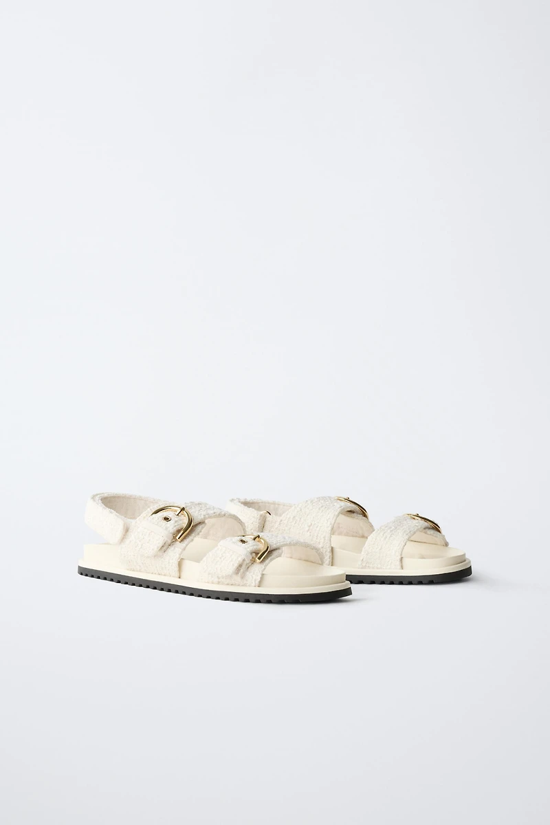 BUCKLED SANDALS