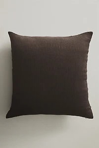 GATHERED QUILT THROW PILLOW COVER