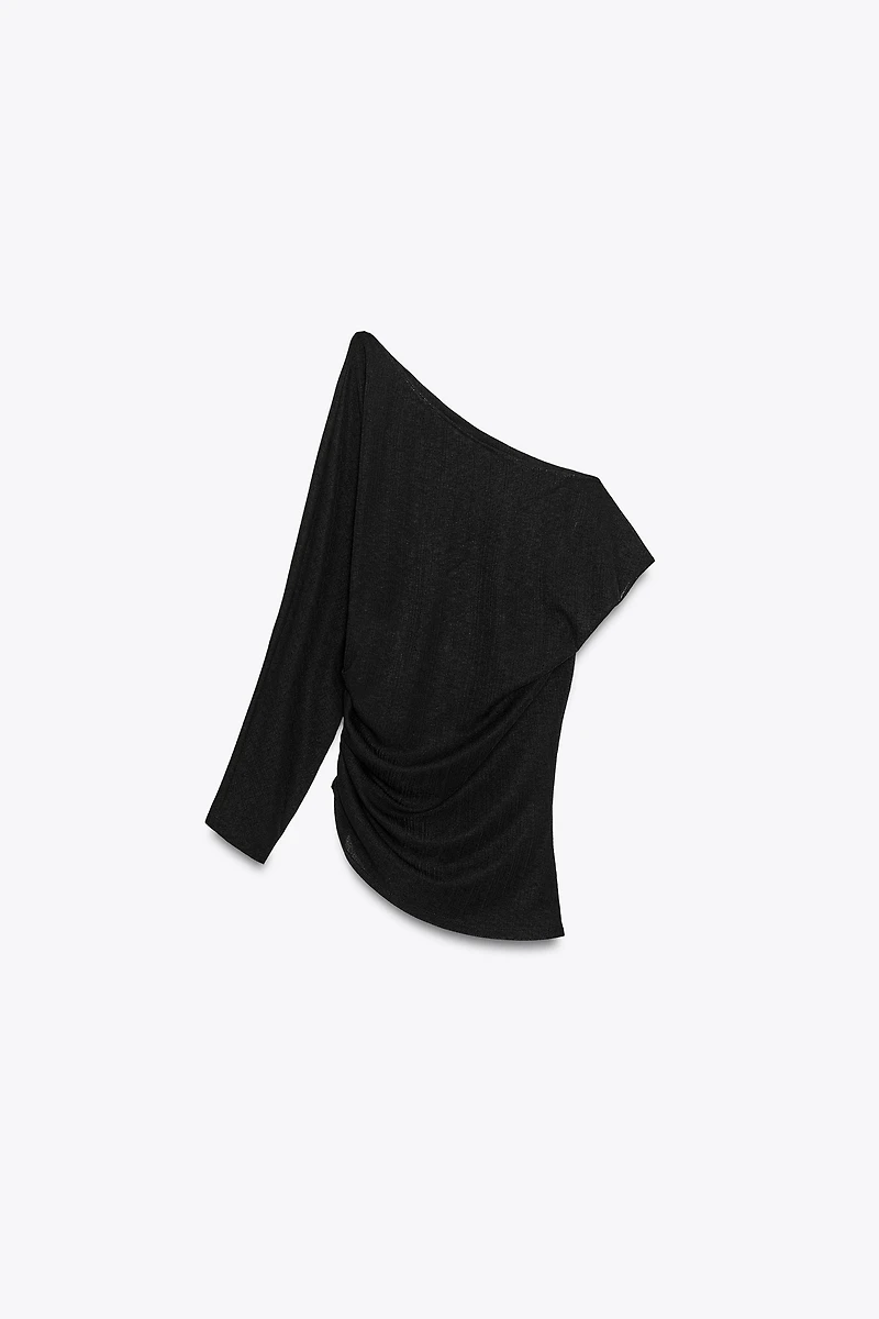 FLOWY ASYMMETRIC TOP