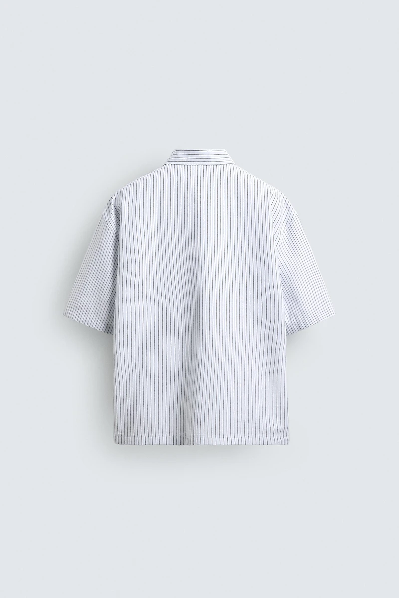 CHEMISE POLO COUPE BOXY INSCRIPTION IMPRIMÉE
