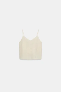 EMBROIDERED TIE TOP