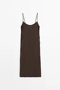Total look camisole dress with lace detail