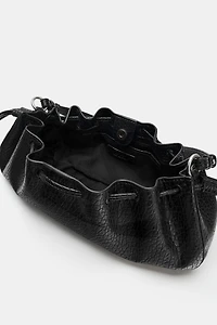 SAC PORTÉ ÉPAULE LONG FRONCÉ