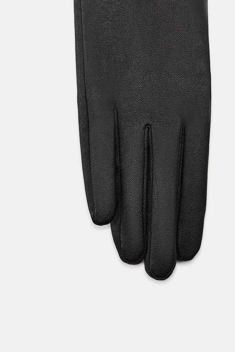 100% LEATHER LONG GLOVES