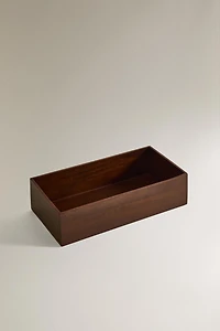 WOODEN MAKE-UP ORGANIZER BOX