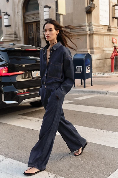 Z1975 HIGH RISE JOGGER WIDE LEG JEANS