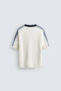 RETRO STRIPE KNIT T-SHIRT