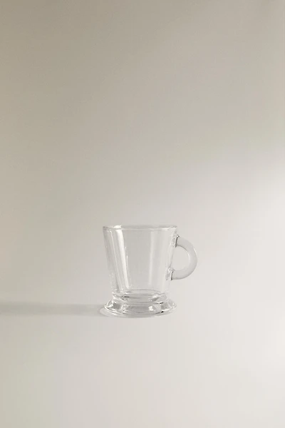 TRANSPARENT GLASS ESPRESSO CUP