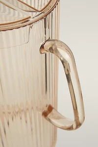STRIPED ACRYLIC PITCHER