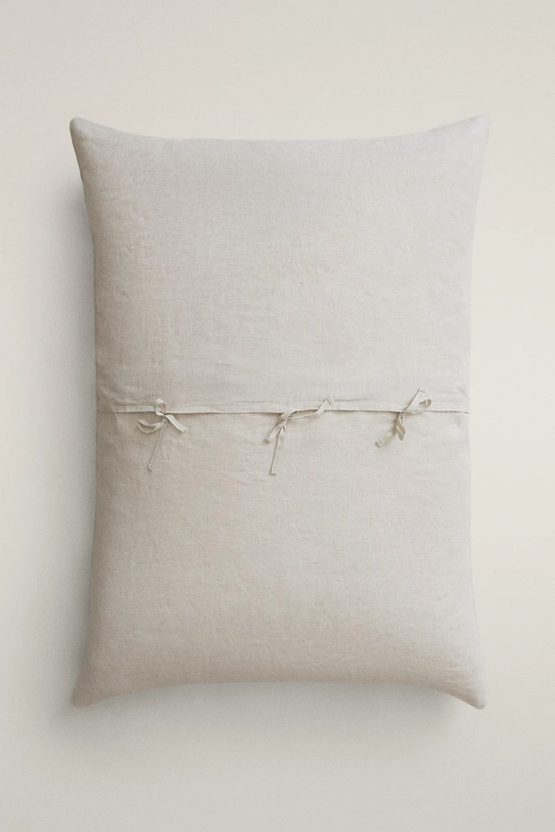 XXL LINEN THROW PILLOW COVER