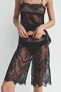 LACE TIE-BACK CAMISOLE