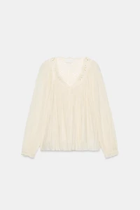 BLOUSE FROISSÉE BRODÉE ZW COLLECTION