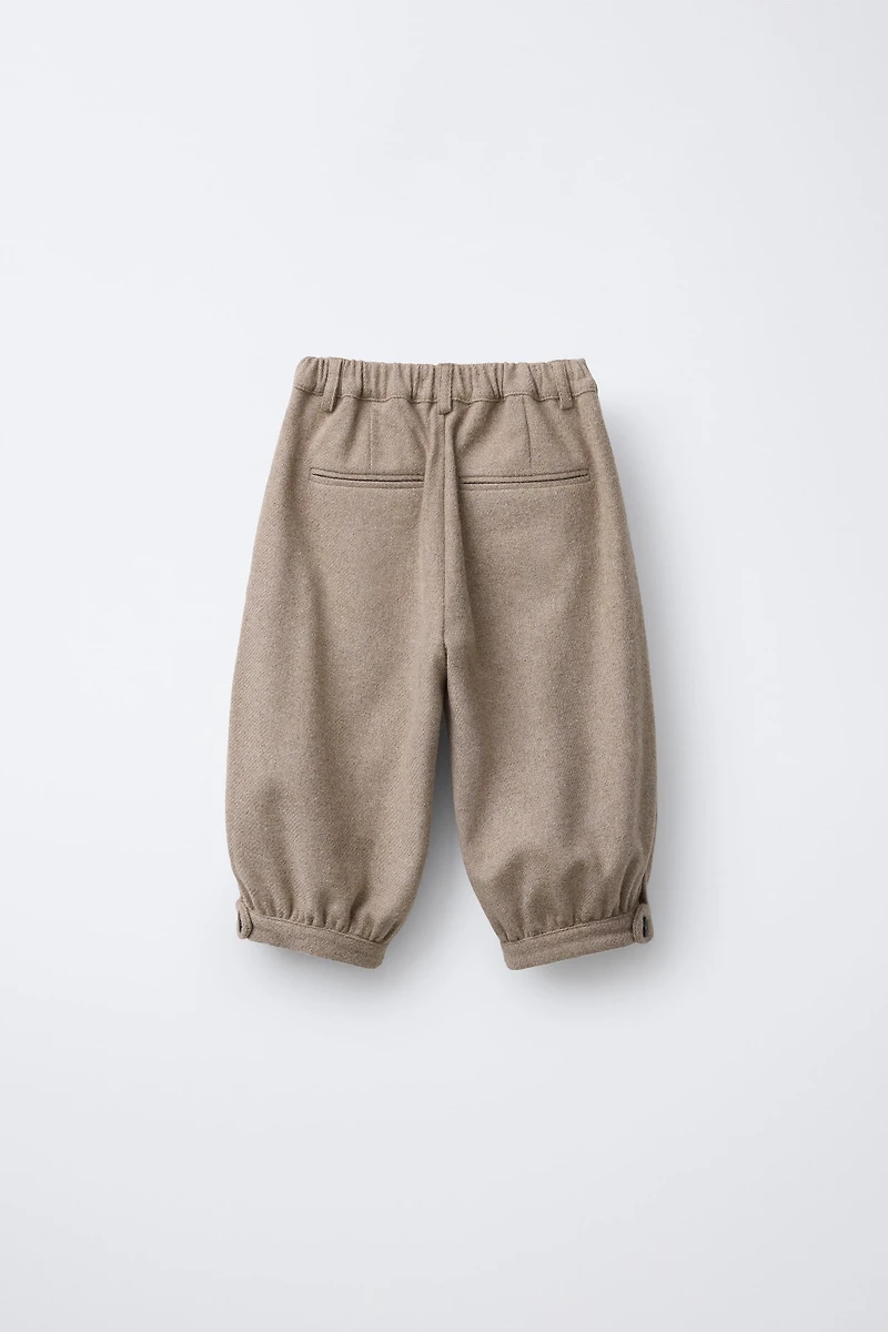 WOOL BLOOMER PANTS