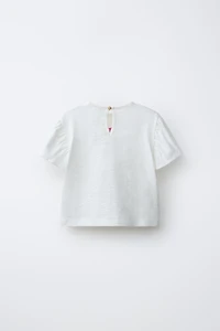 T-SHIRT BRODÉ FLEURS