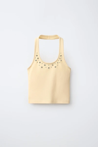 STAR HALTER TOP