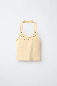 STAR HALTER TOP