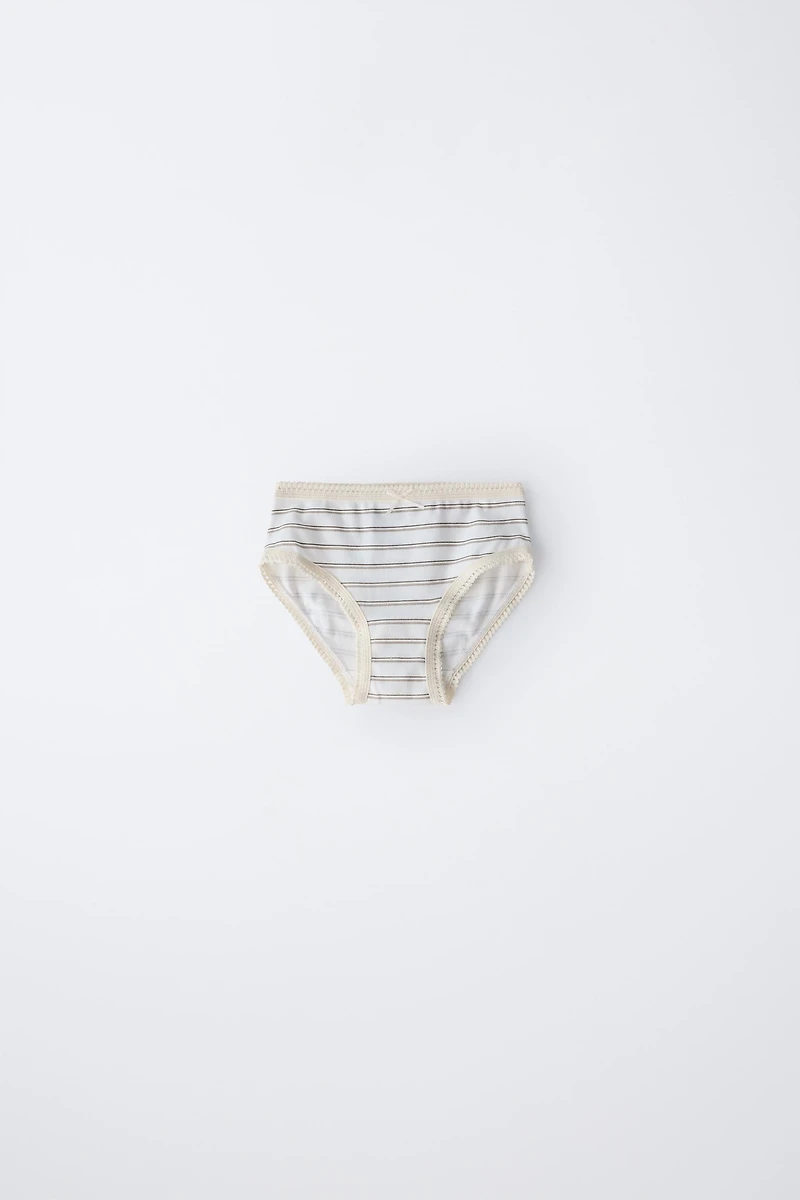 6- ANS/ LOT DE SIX CULOTTES IMPRIMÉES