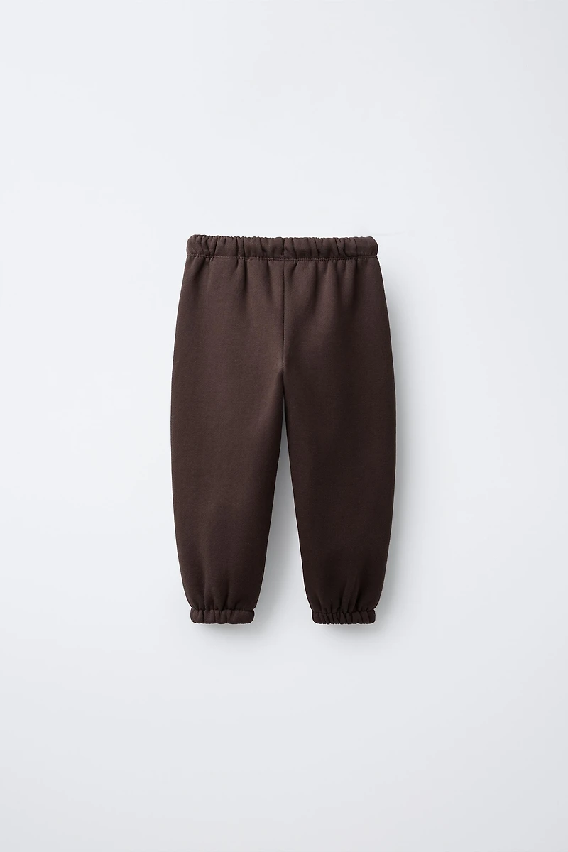 FLEECE-LINED BALLOON PANTS