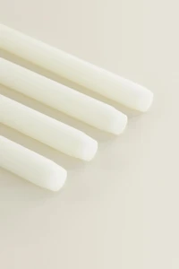 PACK BOUGIES LONGUES DÉCORATIVES CYLINDRIQUES (PACK DE 4)