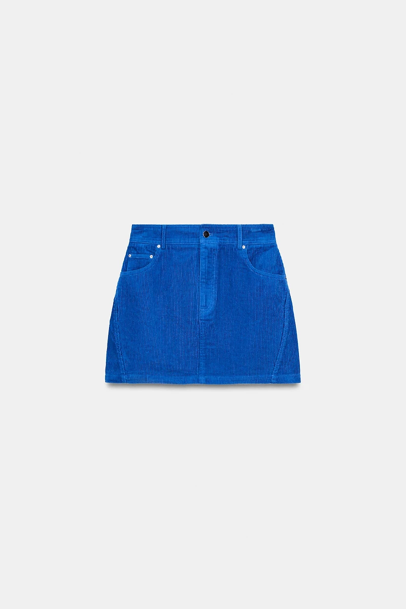 CORDUROY MINI SKIRT