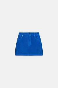 CORDUROY MINI SKIRT