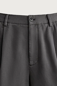 WASHED RELAXED FIT SHORTS