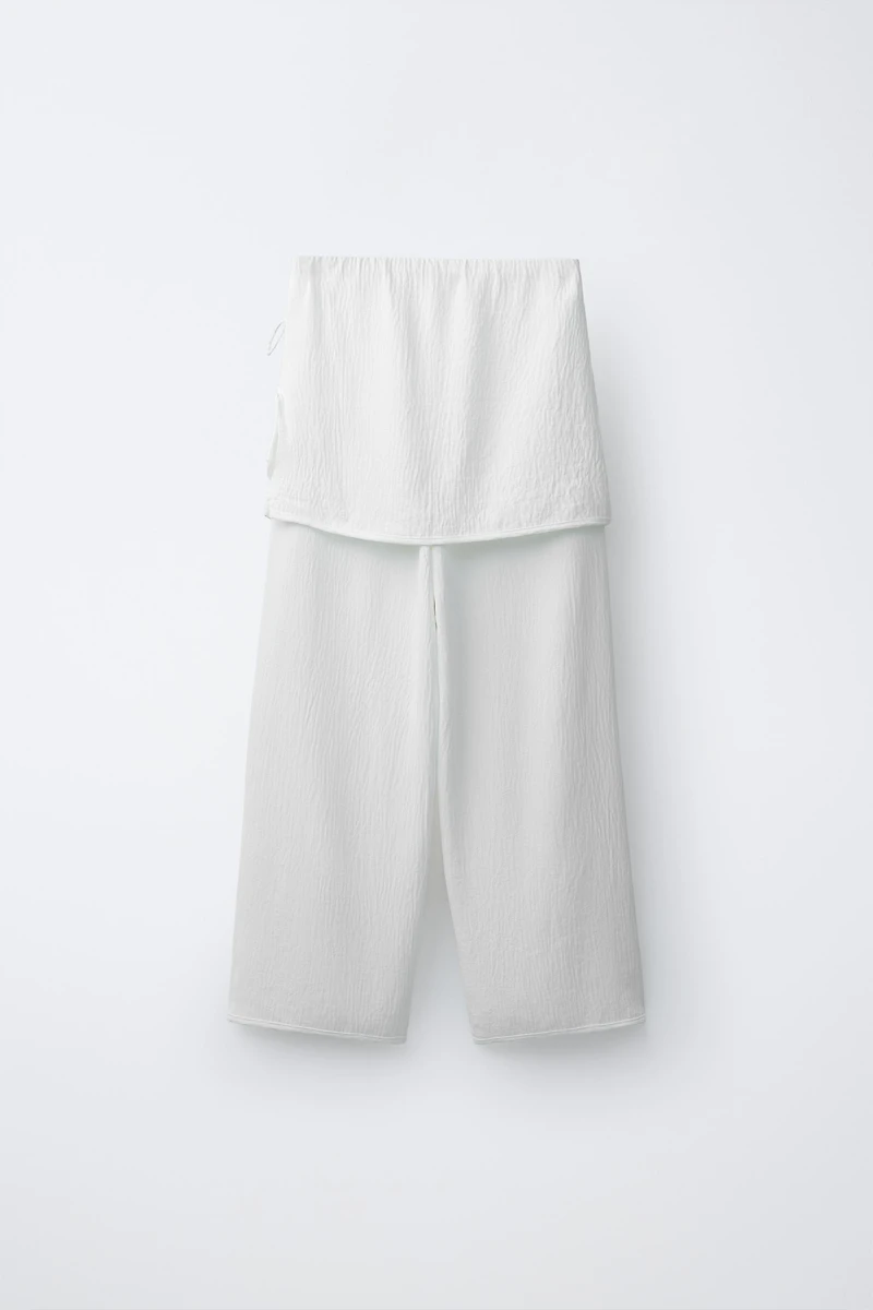 WIDE LEG PAREO PANTS