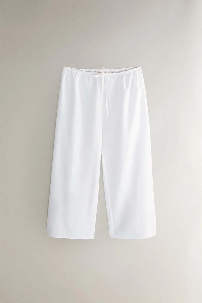CROPPED PANTS WITH SEAMS